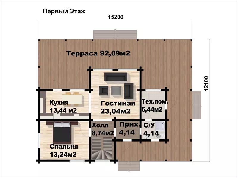 Планировка «Влюбленность БК » — лист 1