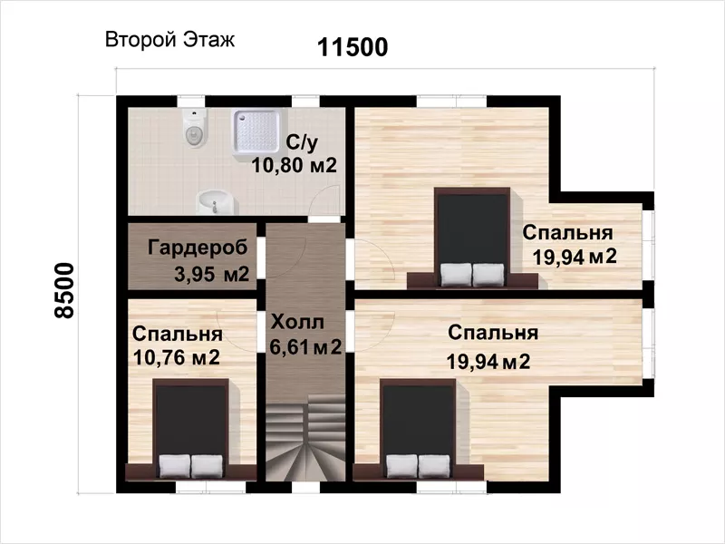 Планировка «Элегантность КА 024» — лист 2