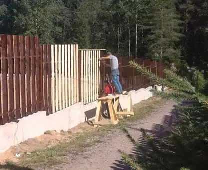 Фундамент под забор